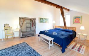 Posteľ alebo postele v izbe v ubytovaní House With Courtyard & Parking Close To Stadtpark