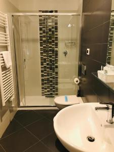 Kúpeľňa v ubytovaní Hotel Mediterraneo Ombrellone e Lettini Inclusi
