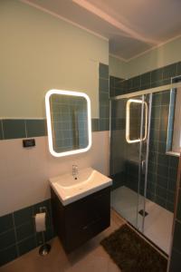 Koupelna v ubytování B&B LA BAIA Sea Rooms