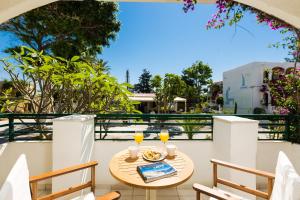 A balcony or terrace at Trefon Hotel Apartments and Family Suites