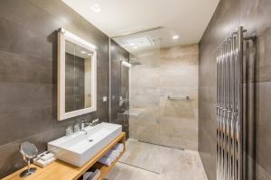 Koupelna v ubytování MOOo Downtown