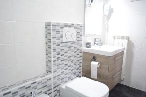 Koupelna v ubytování B&B Casa Taty