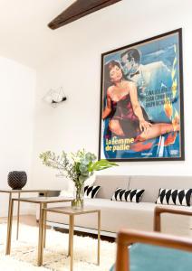 Гостиная зона в Habitat Parisien - Montorgueil Suite