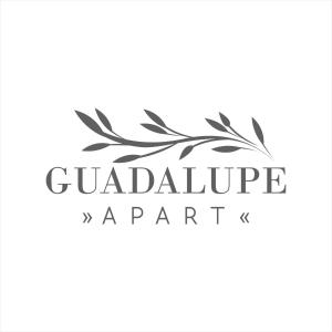 a logo for a garden centre with leaves on it at Guadalupe Apart in Santa Fe