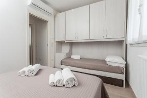 Katil atau katil-katil dalam bilik di Hotel residence Jamaica