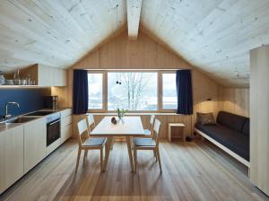 A kitchen or kitchenette at Försterhaus Mellau