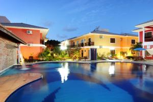 Bazén v ubytování Aquaville Apart Hotel nebo v jeho okolí