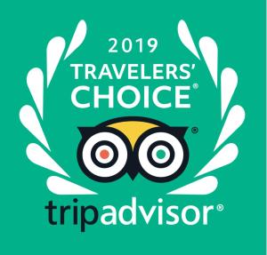 a logo for the travelers choice trip advisor at Pham Gia Boutique Villa in Hoi An