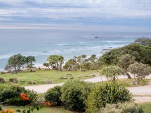 a view of a park with the ocean in the background at Mintee 3 in Point Lookout