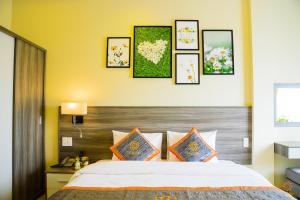 Voodi või voodid majutusasutuse VF Hotel Dalat toas
