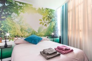 Posteľ alebo postele v izbe v ubytovaní BIG LUX BEACHCITY Ap 01