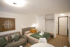 Postel nebo postele na pokoji v ubytování Casa Azzurra