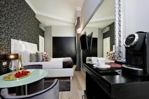 O zonă de relaxare la Sistina Twentythree luxury rooms