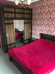 Postel nebo postele na pokoji v ubytování Guest house BAGRATIONI