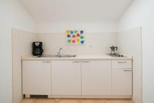 Kuchyň nebo kuchyňský kout v ubytování Apartments Petranic