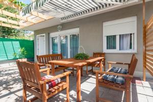 Balkón nebo terasa v ubytování Apartments Kukuriku