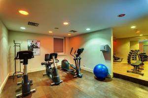 Fitness centrum a/nebo fitness zařízení v ubytování Upstalsboom Heringsdorf