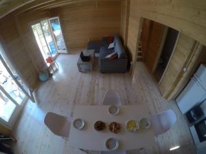 Posezení v ubytování SeaStar Eco Villa