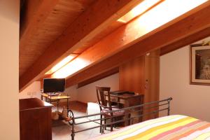 TV a/nebo společenská místnost v ubytování Bed & Breakfast Lucy