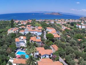 an aerial view of a home with a resort at Anaxos Gardens in Anaxos