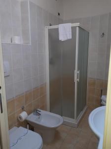Koupelna v ubytování Residence Buca di Bacco