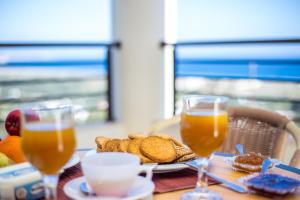 Možnosti snídaně pro hosty v ubytování Blue Horizon Apartment
