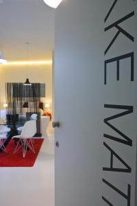 Posezení v ubytování Leopold5 Luxe-Design Apartment