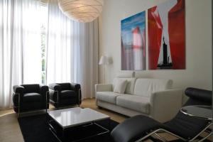 Posezení v ubytování Leopold5 Luxe-Design Apartment