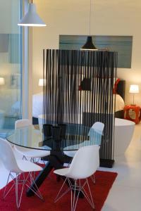 Posezení v ubytování Leopold5 Luxe-Design Apartment