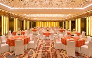 Restaurace v ubytování Radisson Blu Plaza Delhi Airport + 37 fotografií