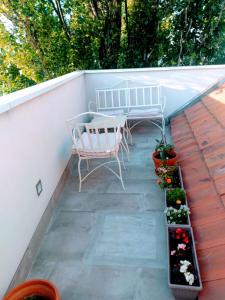 En balkong eller terrasse på KLARA Vracar
