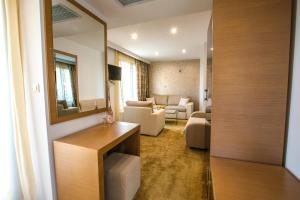 Posezení v ubytování Hotel Andon Angelov