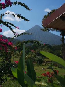 Una imagen general de la montaña o una montaña tomada desde el complejo de cabañas