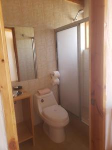 Vannituba majutusasutuses Hostal Pablito 2