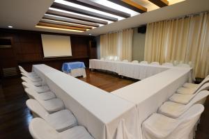 Der Geschäftsbereich oder Konferenzraum in der Unterkunft Lispher Inn