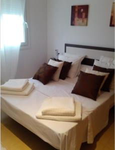 Postel nebo postele na pokoji v ubytování Condado de Alhama Apartment