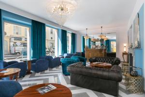 Posezení v ubytování The Jay Hotel by HappyCulture