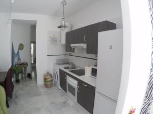 Kuchyň nebo kuchyňský kout v ubytování El Rinconcito - apartamento palacete rehabilitado + 18 fotografií