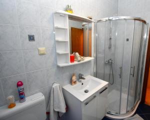 Ein Badezimmer in der Unterkunft Apartment Adriana