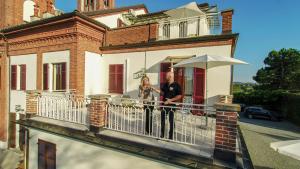 Balkón nebo terasa v ubytování Villa Cornarea