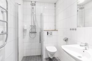 Koupelna v ubytování Hotell Fängelset Västervik