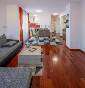 Posezení v ubytování Ratkajec Luxury Apartments