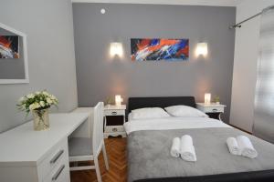 Posteľ alebo postele v izbe v ubytovaní Guesthouse Kamen Kuća