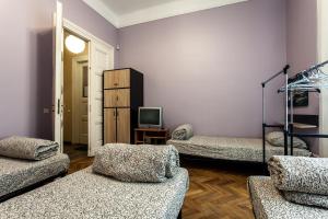 TV a/nebo společenská místnost v ubytování Centrum Hostel