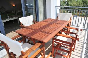 Balkón nebo terasa v ubytování Kleopatra Villas - Seaside Suites