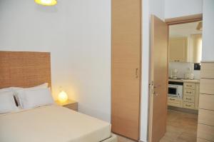 Kuchyň nebo kuchyňský kout v ubytování Kleopatra Villas - Seaside Suites
