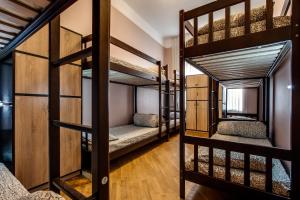 Postel nebo postele na pokoji v ubytování Centrum Hostel