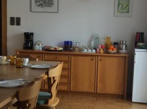 Kuhinja ili čajna kuhinja u objektu Apartment Gästehaus Wastian