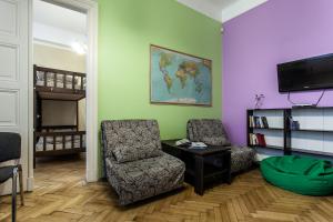 Posezení v ubytování Centrum Hostel