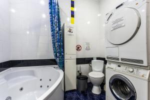 Koupelna v ubytování Centrum Hostel